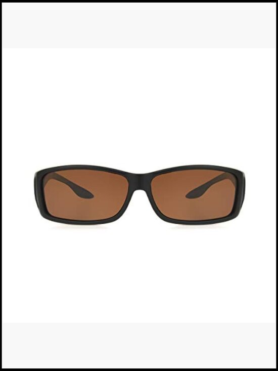 Polarized Fit Over Sunglasses with UV Protection, Plastic Frame